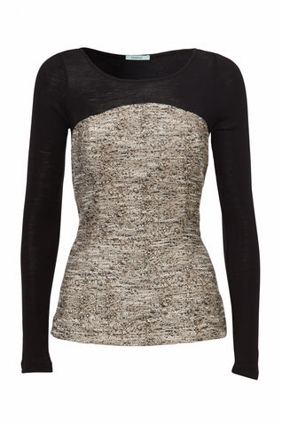 Boucle Contrast Top