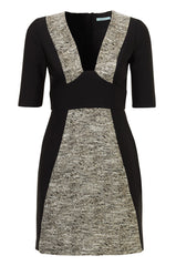 Boucle Panel Dress