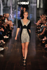 Boucle Panel Dress
