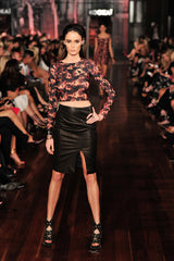 Circa Leather Skirt