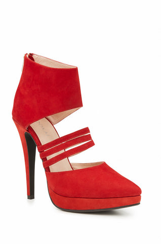 Cameo Heel Red