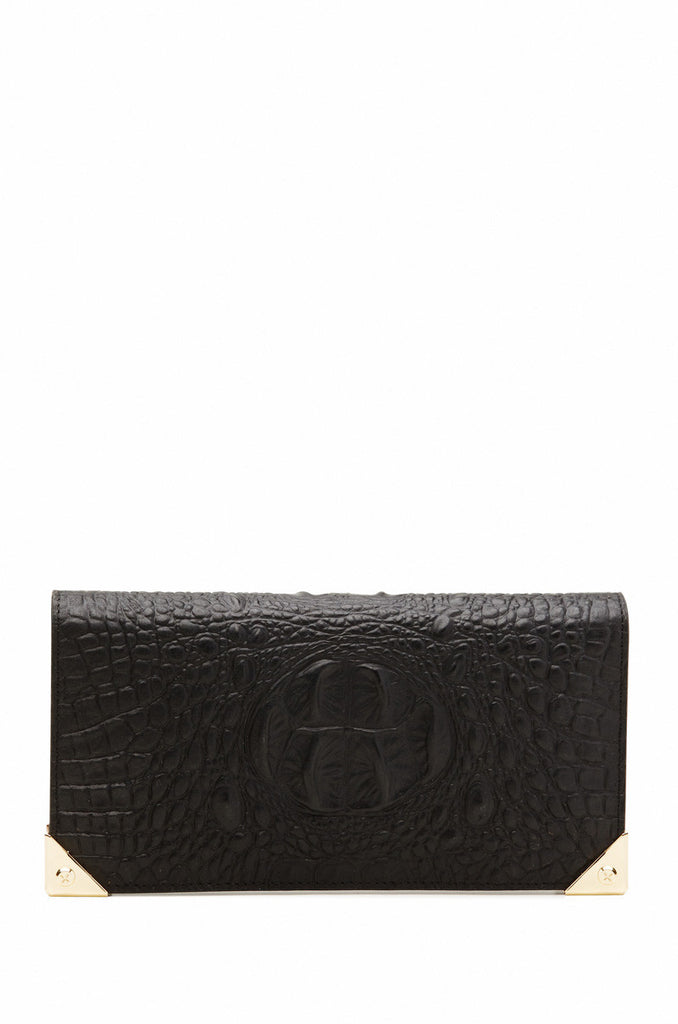 Croc Embossed Wallet