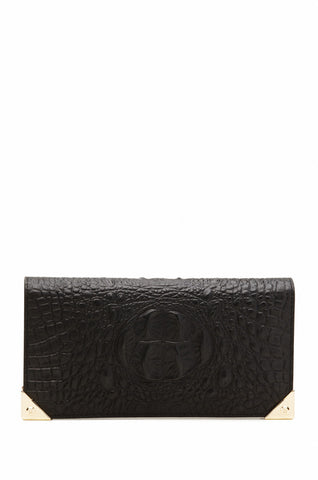 Croc Embossed Wallet