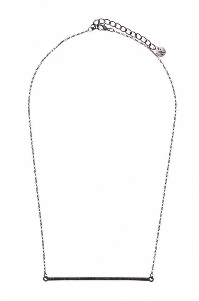 Pave Platinum Necklace
