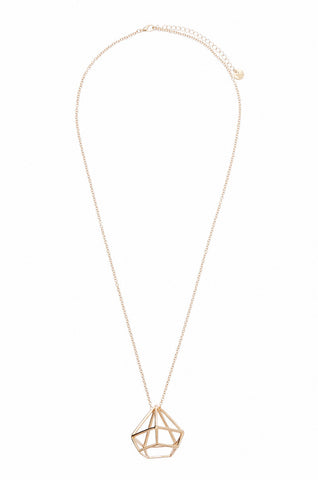 Pyramid Frame Necklace