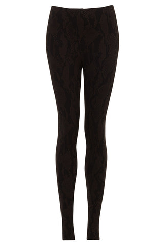 Snake Jacquard Leggings