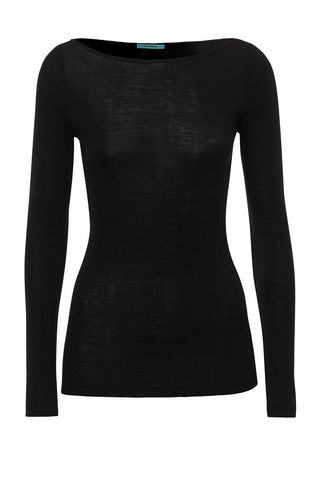 Soho Long Sleeve Boat Neck Top