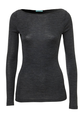 Soho Long Sleeve Boat Neck Top